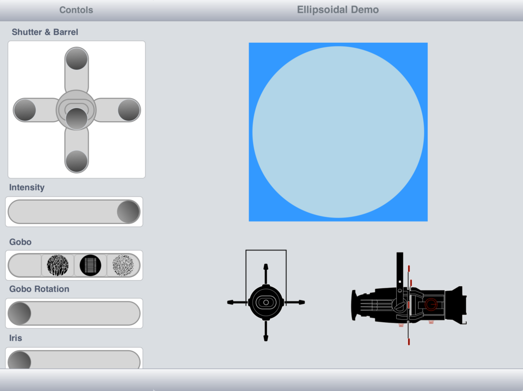 Ellipsoidal Spotlight Simulator | Interactive Theatre Lighting Demo