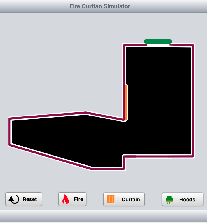 Fire Curtain Simulator